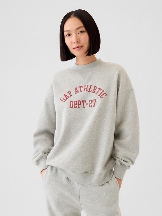 VintageSoft Gap Logo Mockneck Sweatshirt Product Image