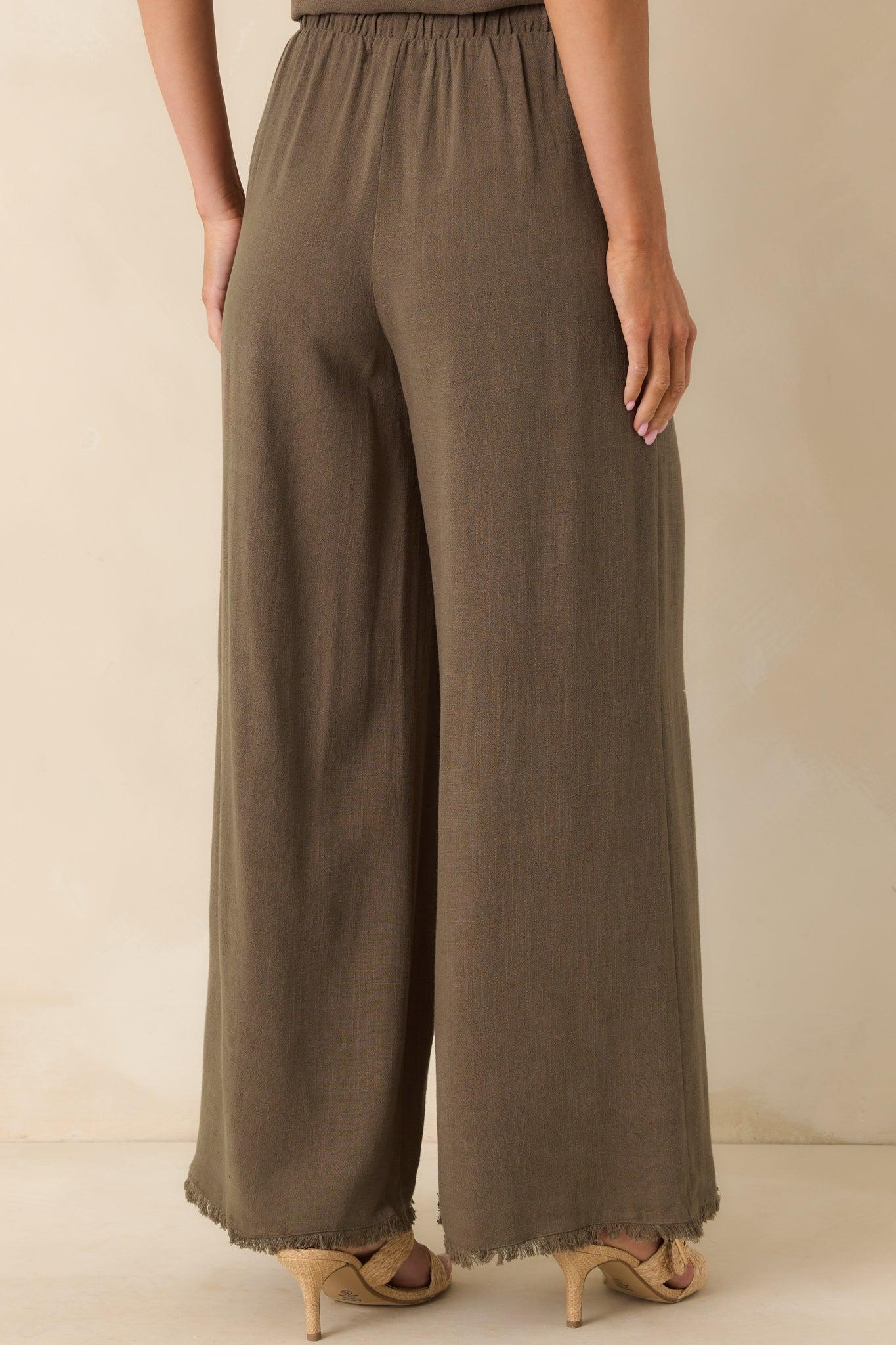 Z Supply Brown Soren Linen Pants Product Image