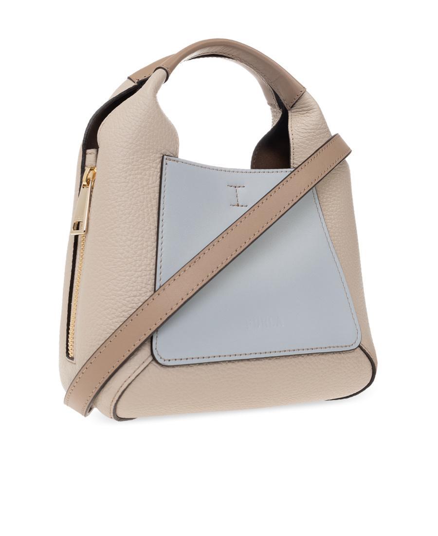 FURLA Logo Shoulder Bag In Nude Product Image