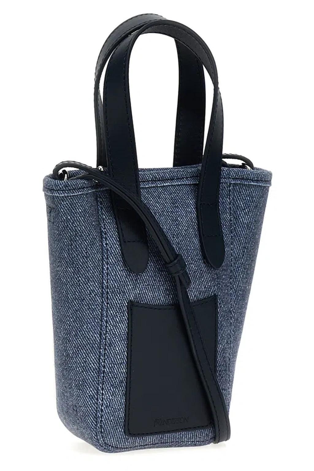 JW ANDERSON J.w.anderson Women 'mini Belt' Shopping Bag In Blue Product Image