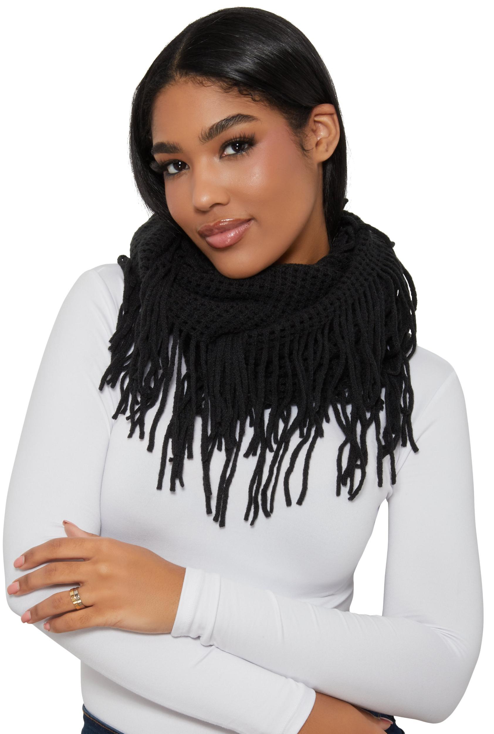 Fringe Infinity Scarf Female Product Image