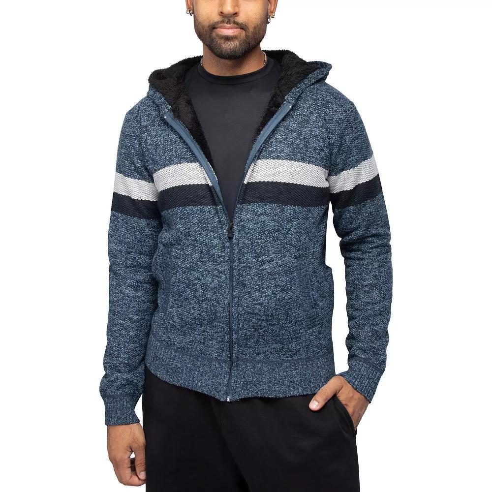 Men's Xray Full-Zip Hooded Sweater, Size: 2XL, Blue Product Image