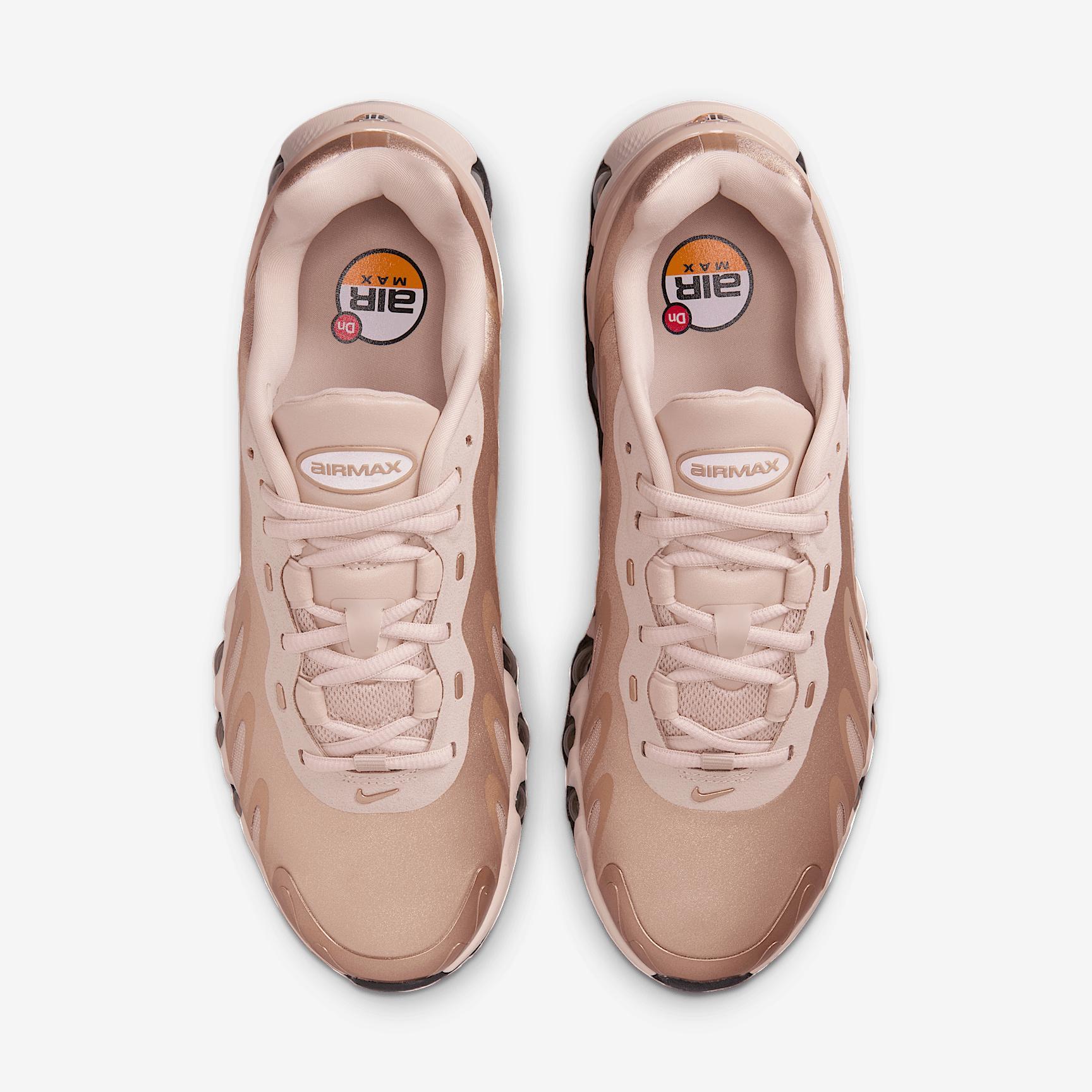 Nike Womens Air Max Dn8 Casual Shoes in Metallic Red Bronze/Particle Beige/Hemp Product Image