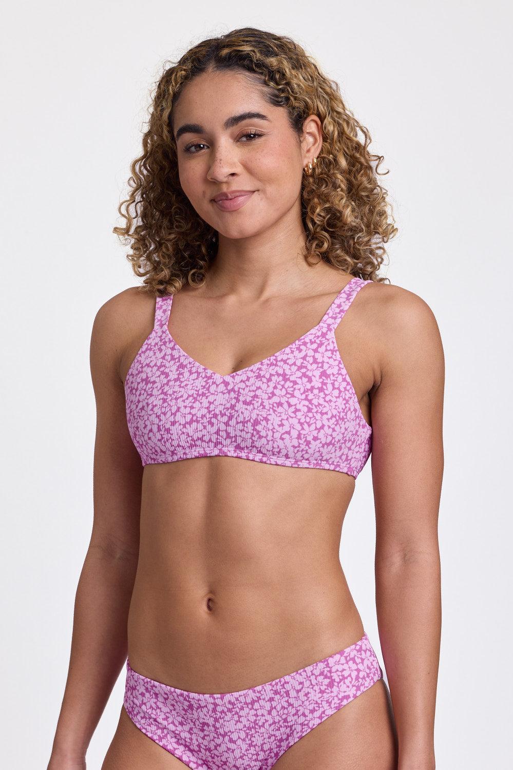 Kacey Ribbed Bikini Top Product Image