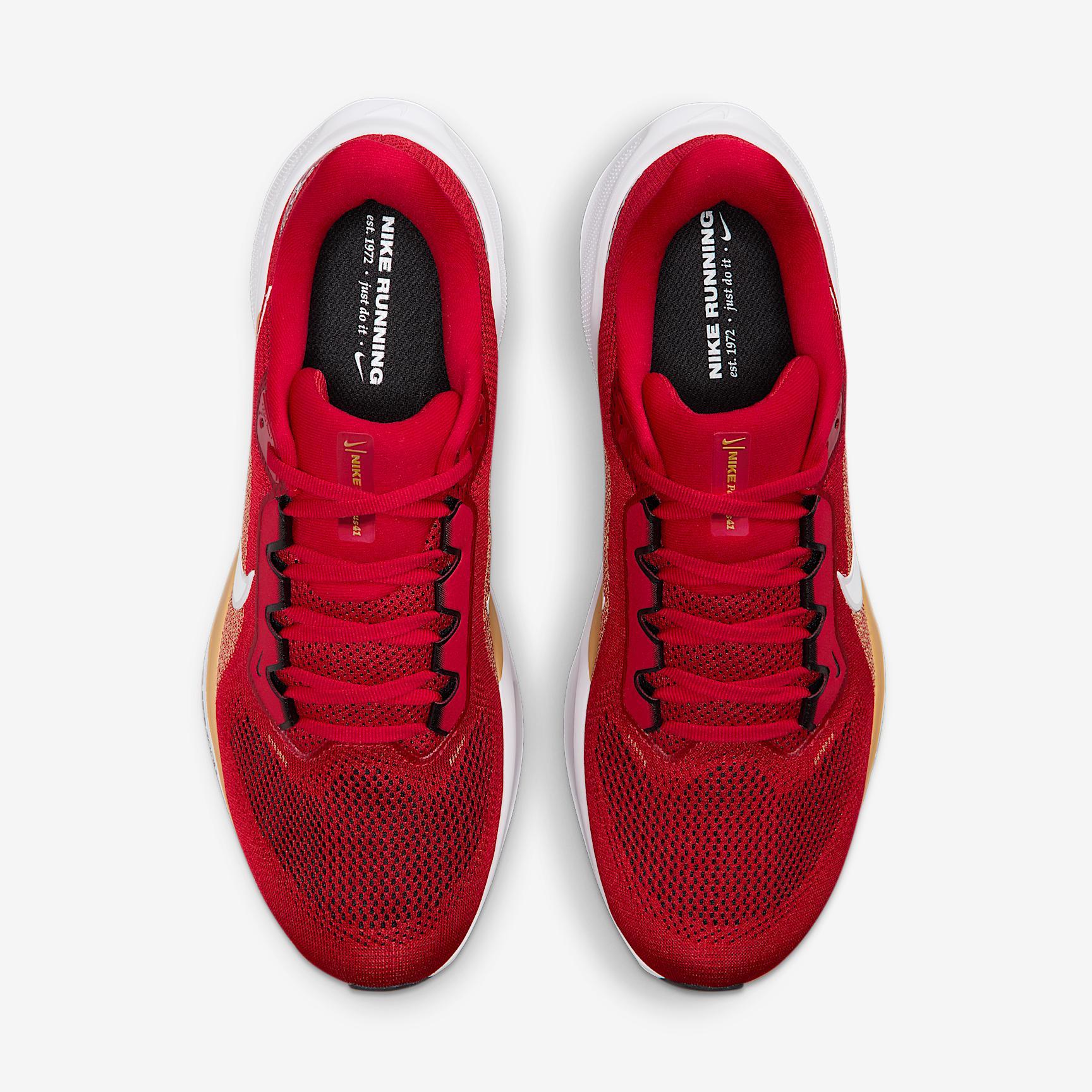 San Francisco 49ers Pegasus 41 Men's Nike NFL Road Running Shoes Product Image