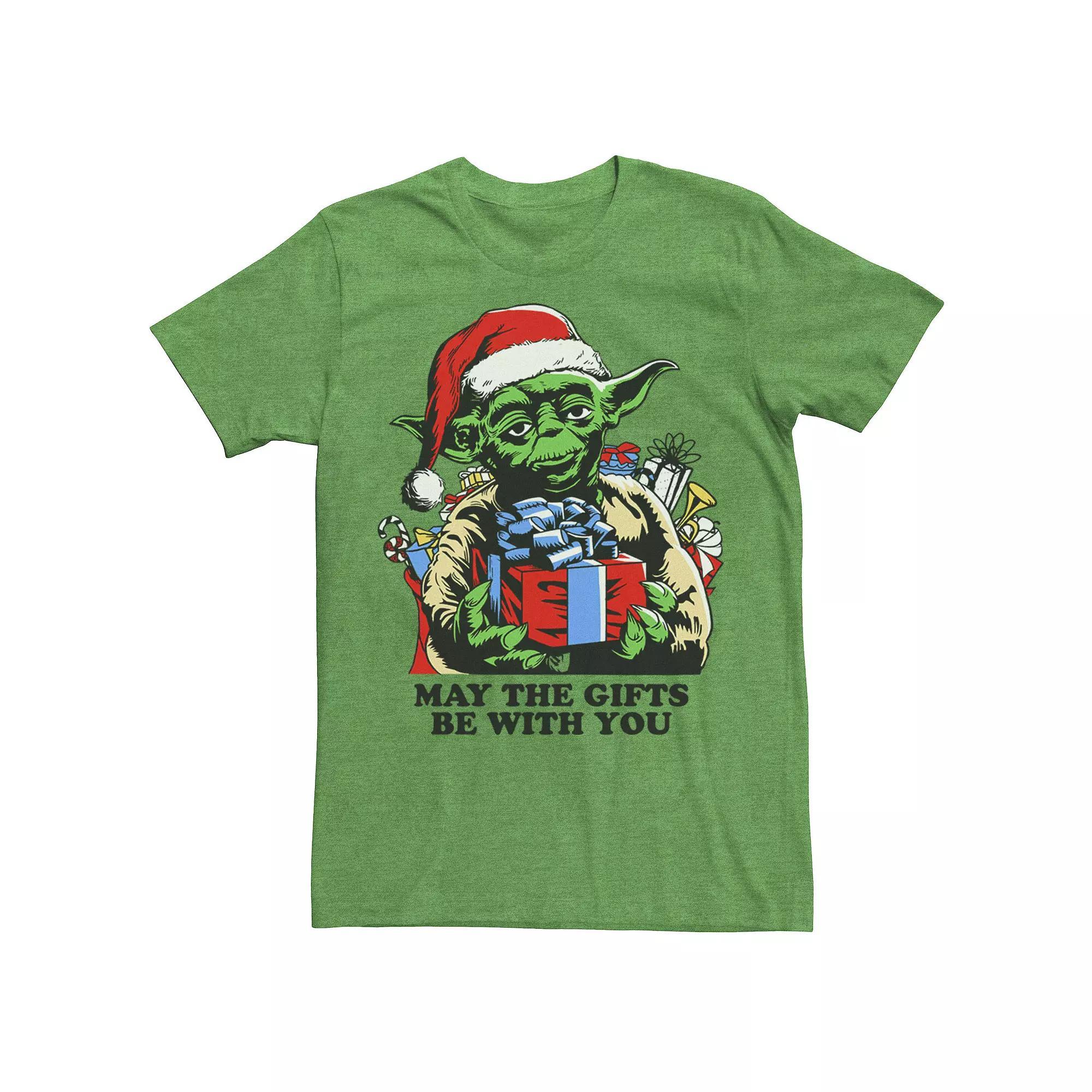 Men's Star Wars The Gift Graphic Tee, Size: Small, Kelly Grey Product Image