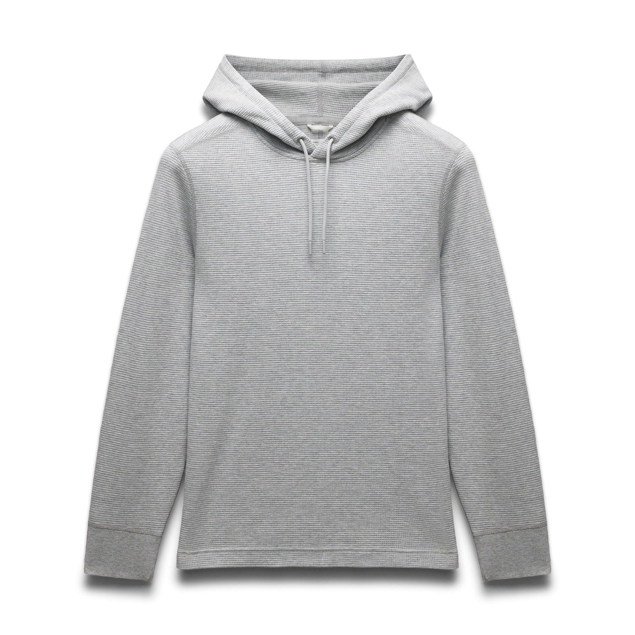 Lightweight Waffle Standard Hoodie Male Product Image