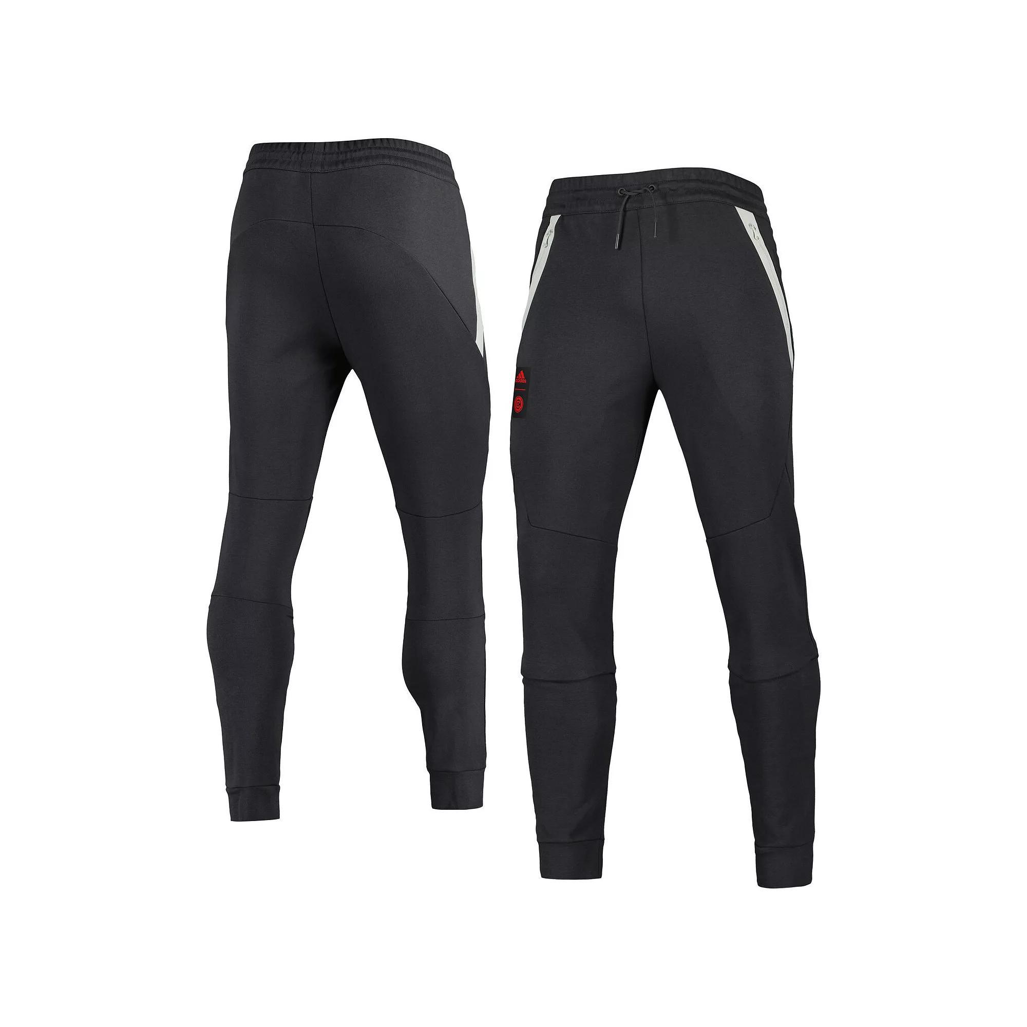 Mens adidas Black Chicago Fire 2023 Player Club Travel Pants Product Image