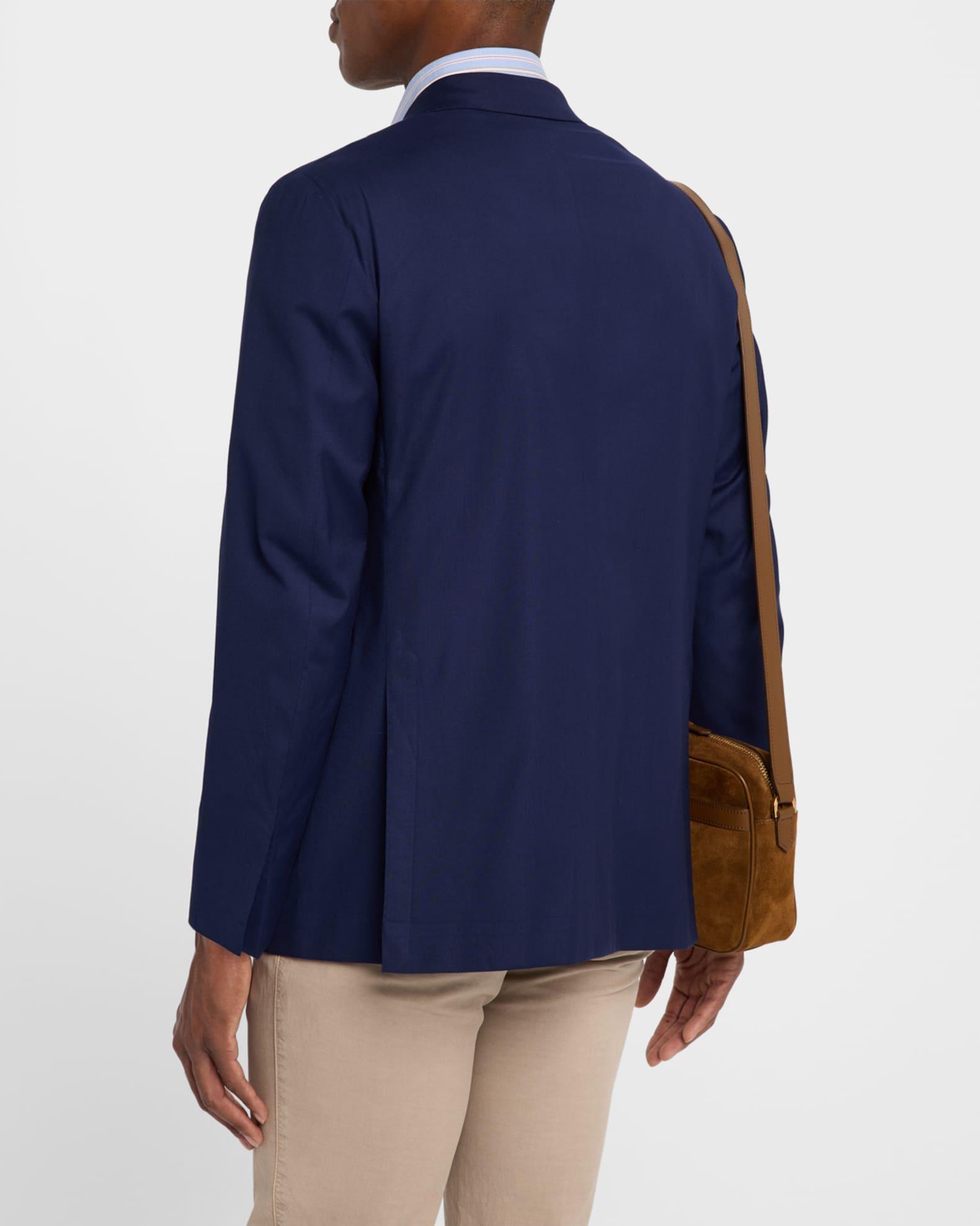 Mens Solid Wool-Blend Sport Coat Product Image