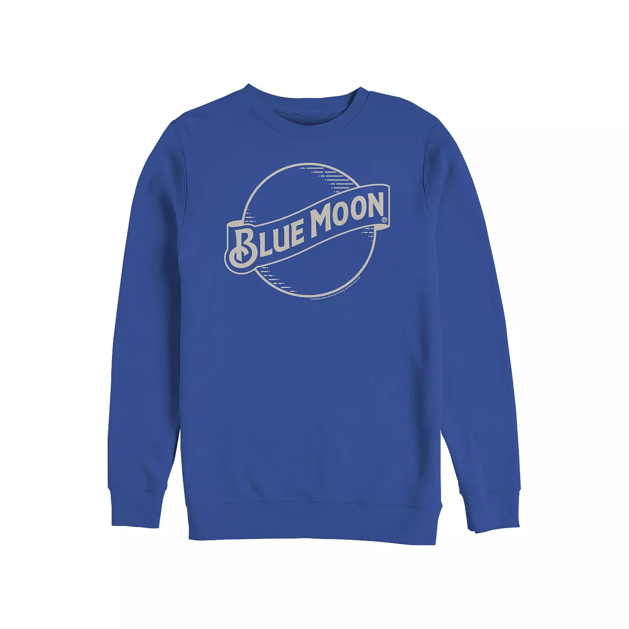 Men's Blue Moon Lines Graphic Fleece, Size: XXL, Royal Product Image