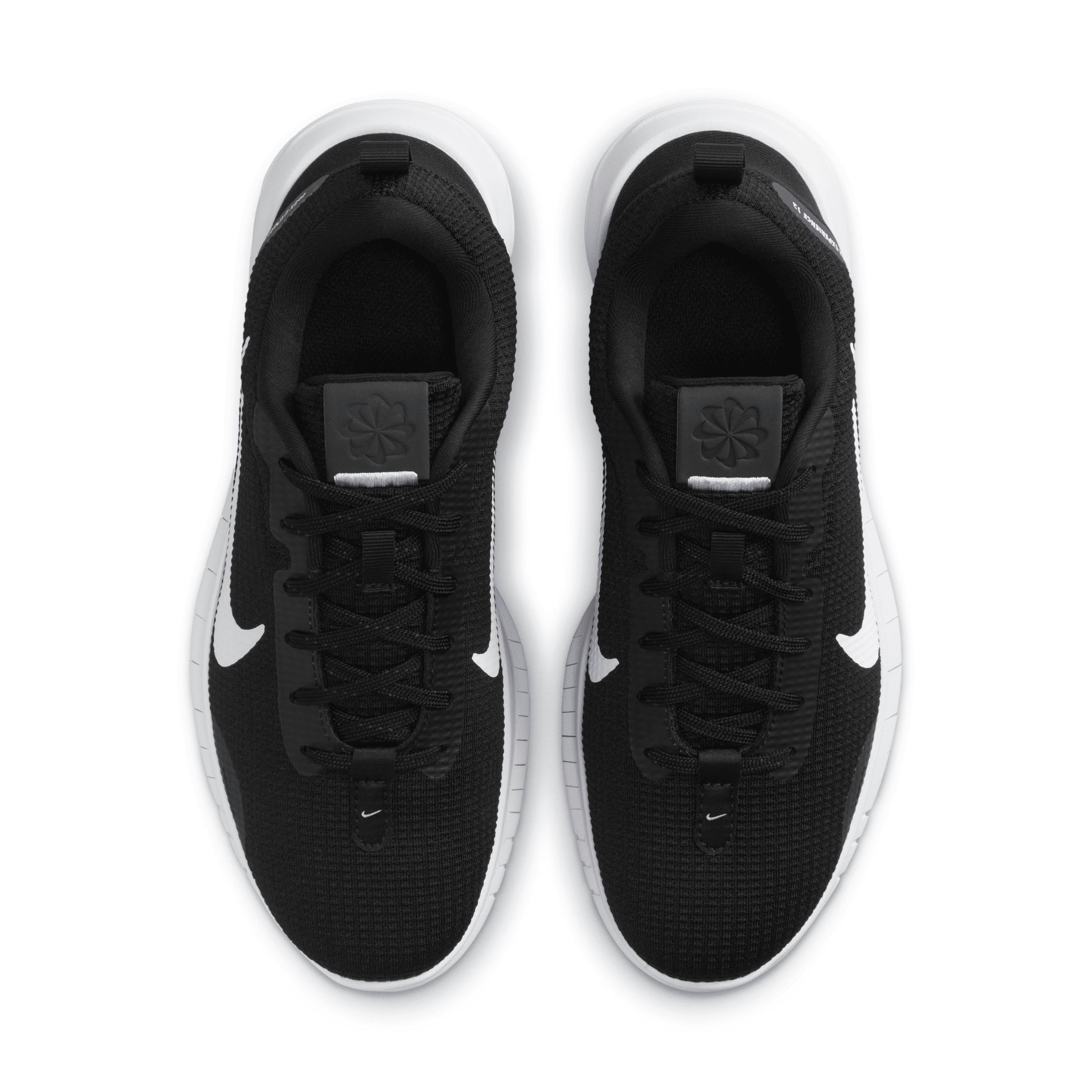Nike Flex Experience Run 12 Women's Road Running Shoes, Size: 8.5, Black White Product Image