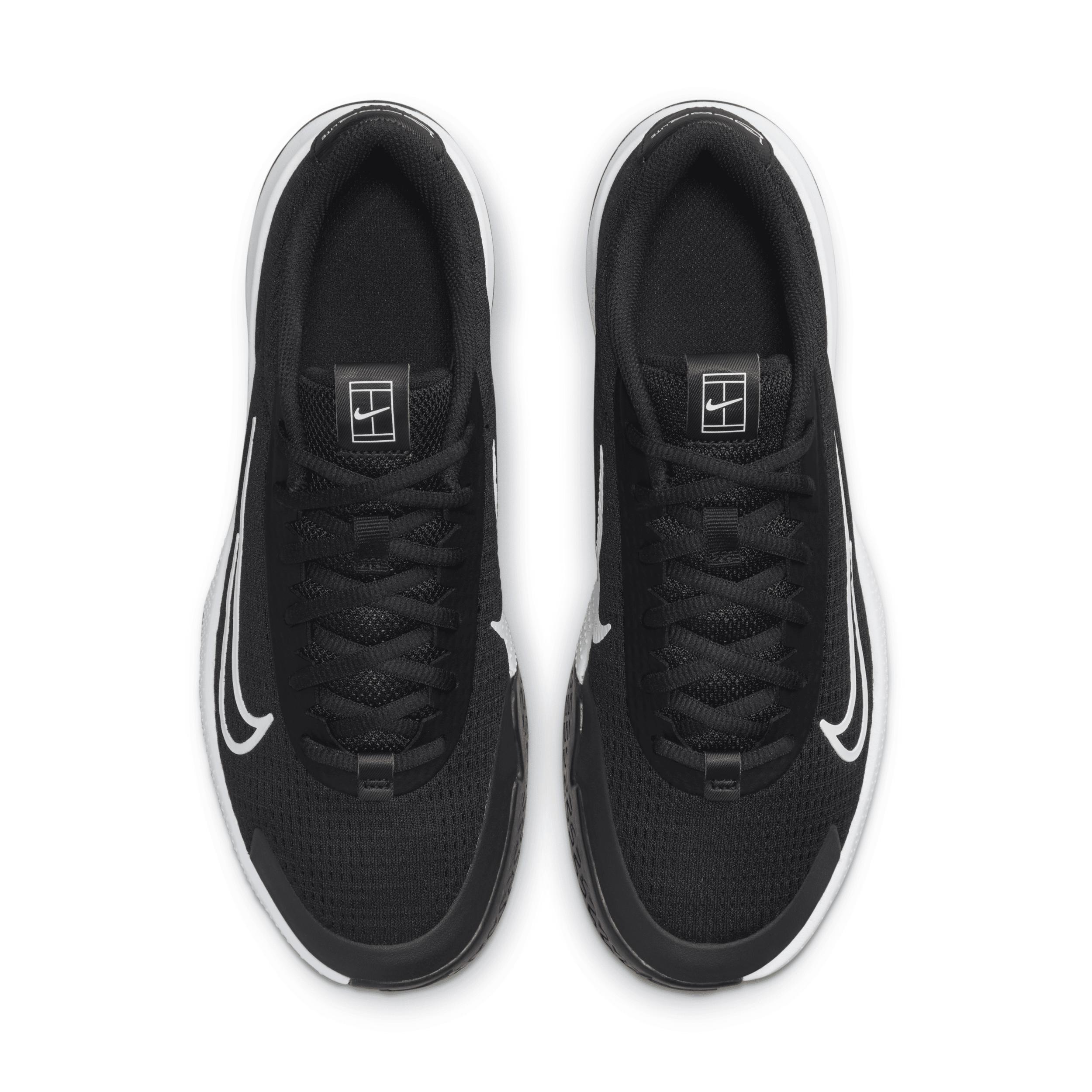 Nike NikeCourt Vapor Lite 2 Women's Hard Court Tennis Shoes, Size: 10, Black White Product Image