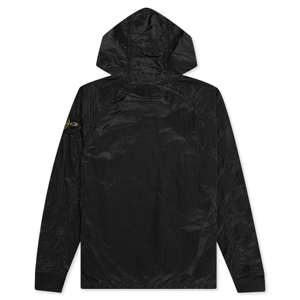 Funnel Neck Lightweight Jacket - Black Male Product Image