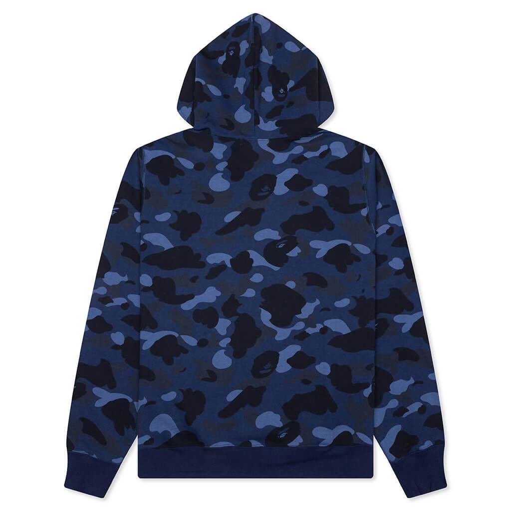 Color Camo Pullover Hoodie - Navy Male Product Image