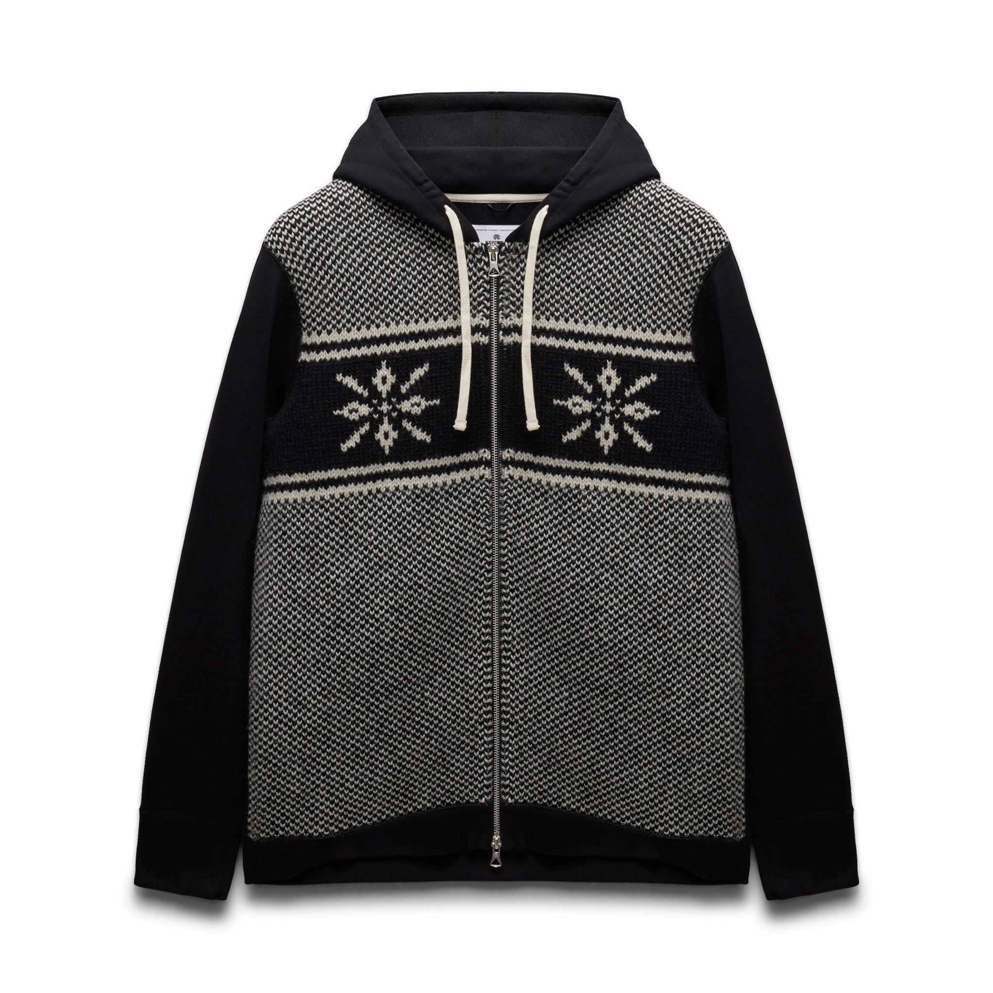 Junya Watanabe Shetland Wool Slim Zip Hoodie Male Product Image