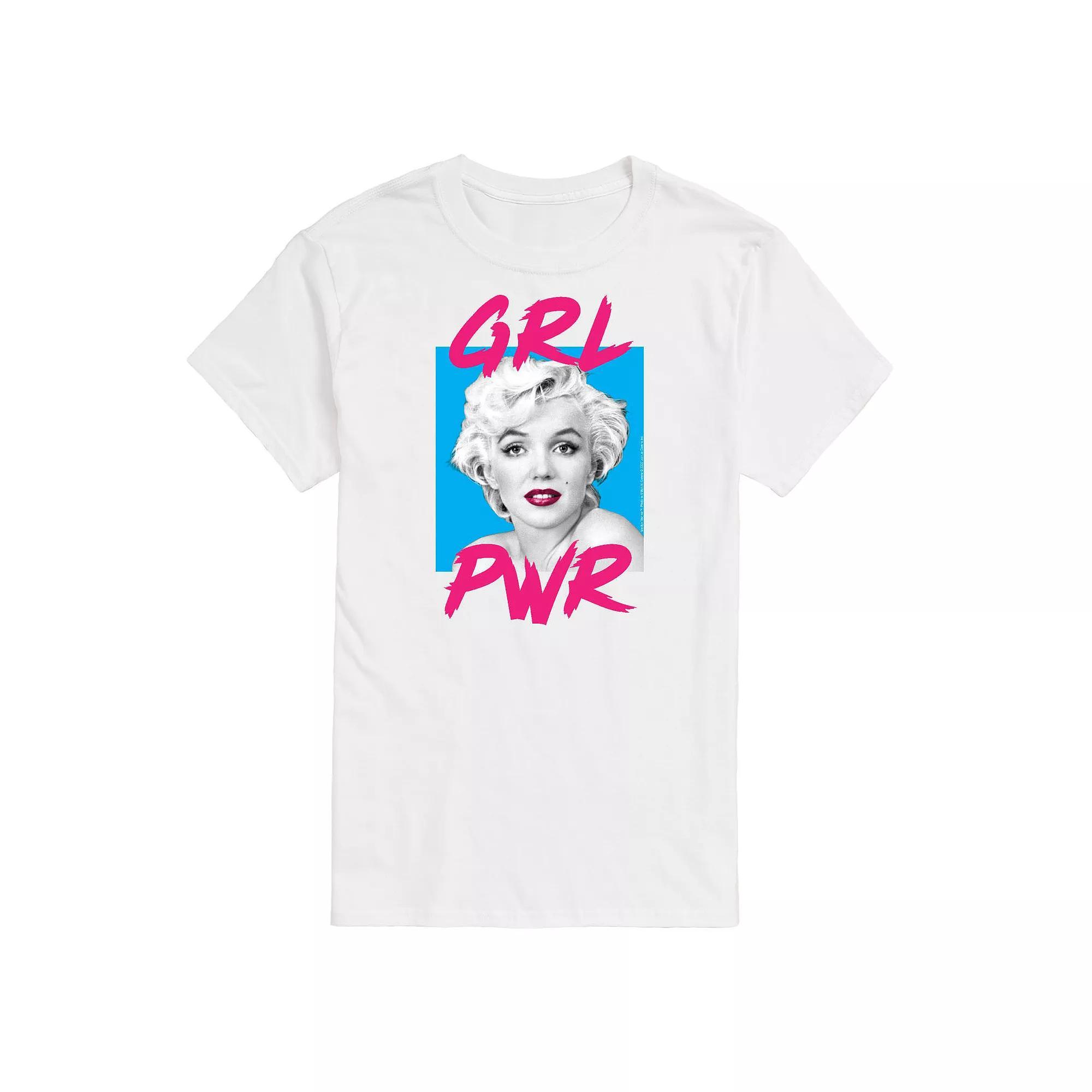 Mens Marilyn Monroe GRL PWR Tee Product Image