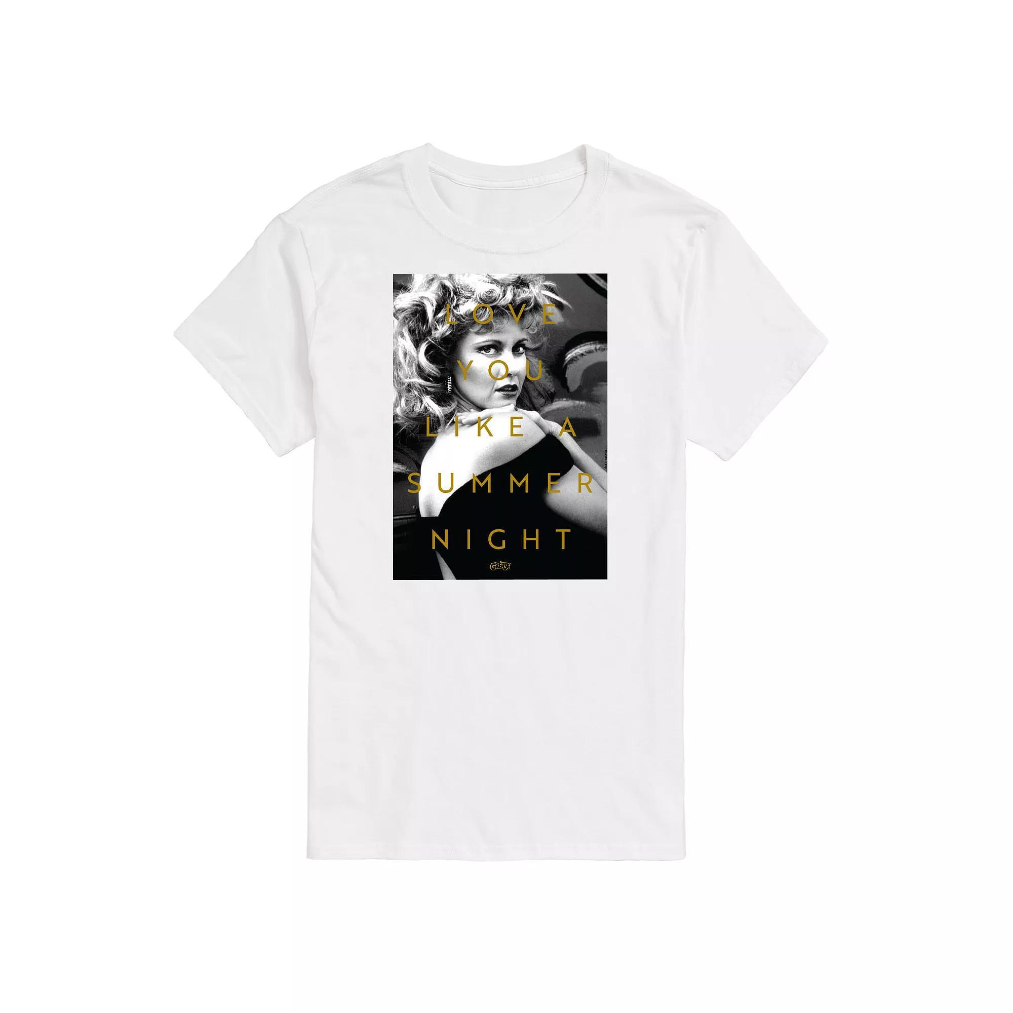 Big & Tall Grease Summer Night Graphic Tee, Mens Product Image