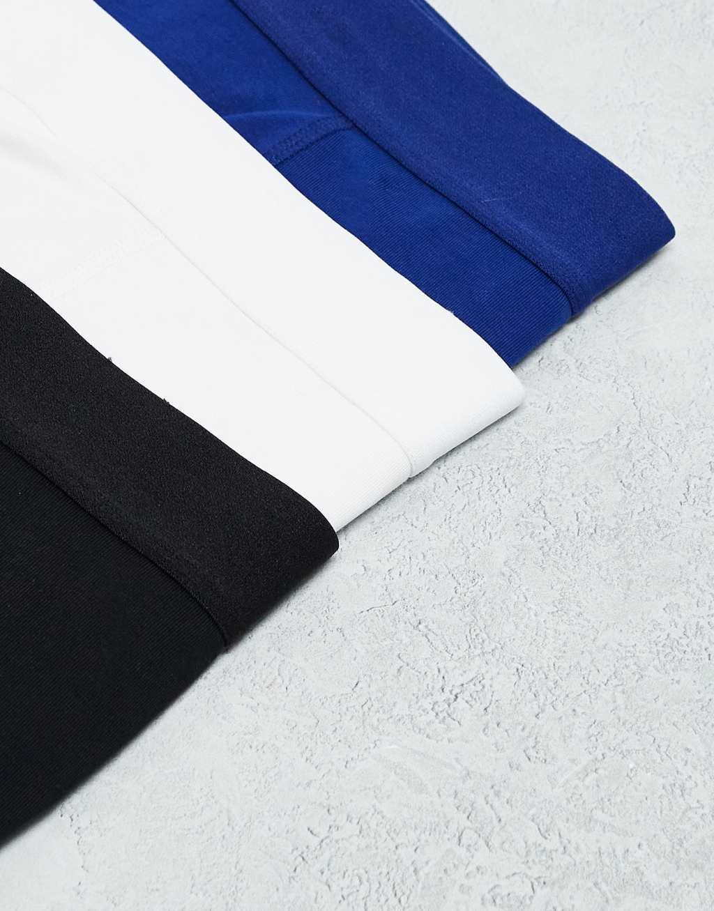 Weekday boxer briefs 3-pack in black white and blue Product Image