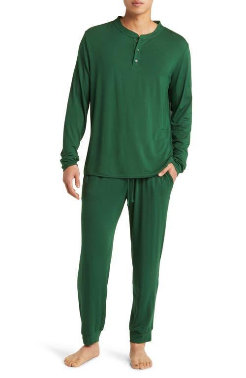 Eberjey Henry Long PJ Set Coastal Blue S Product Image