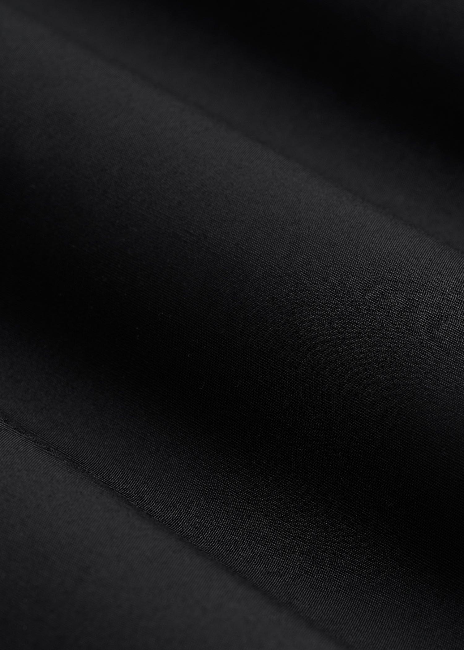 Tiered Cotton Maxi Skirt for Tall Women in Black Product Image