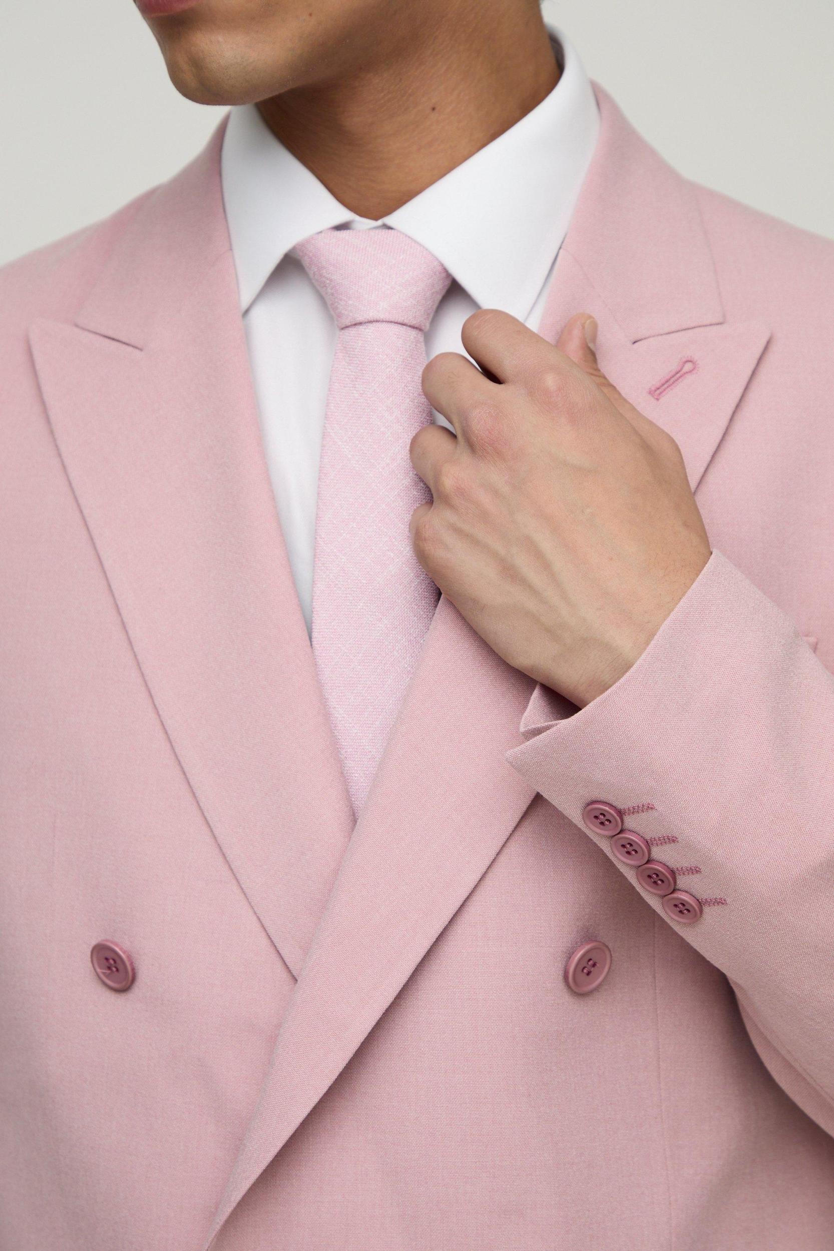 Oversized Double Breasted Suit Jacket | boohooMAN USA Product Image