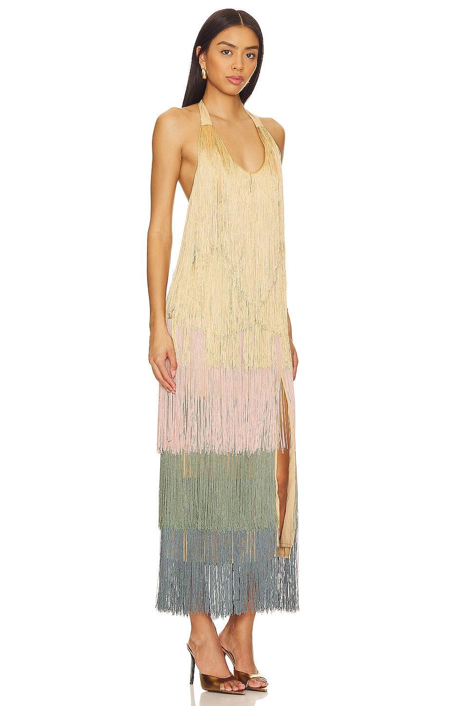 Neme Fringe Midi Dress Product Image