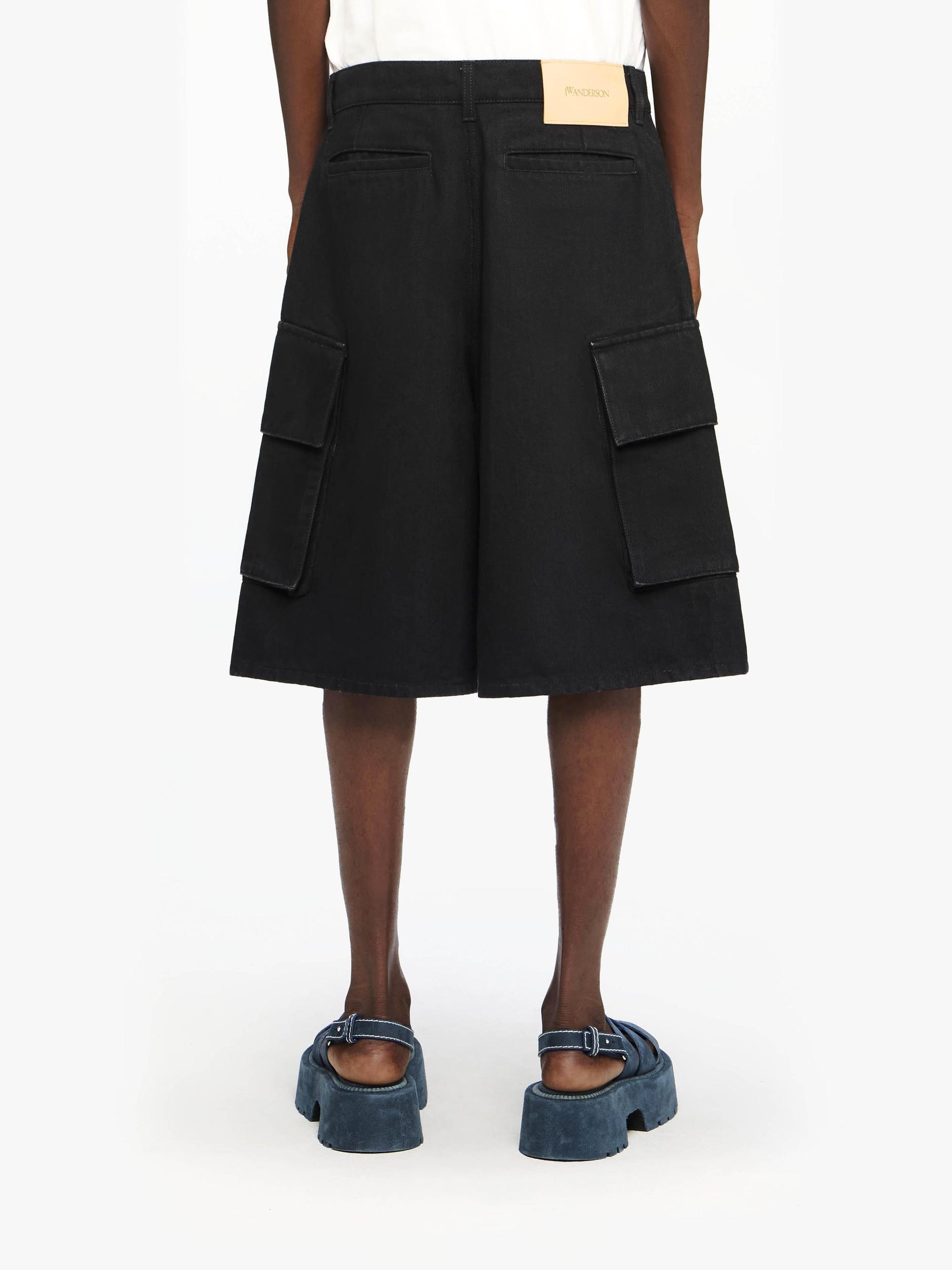 CARGO DENIM SHORTS Product Image