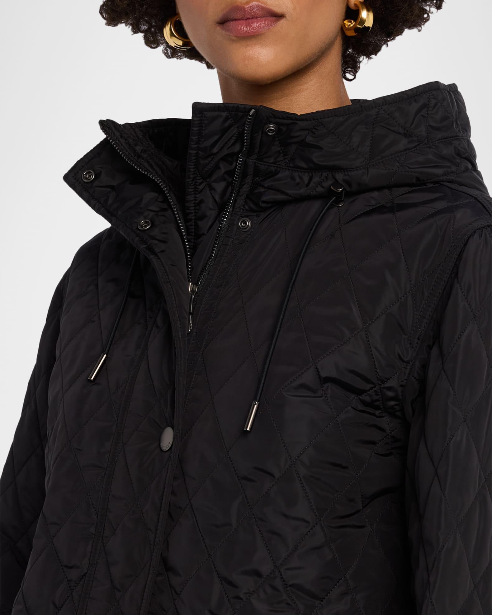 Hillgate Quilted Long Hooded Jacket Product Image
