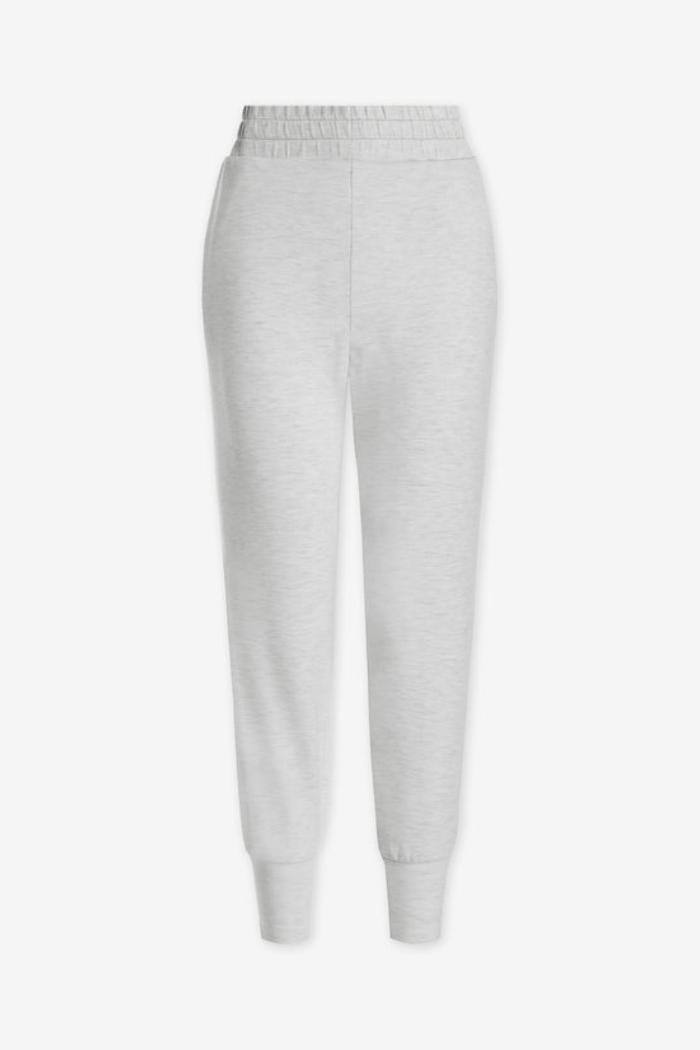 The Slim Cuff Pant 25"- Ivory Marl Product Image