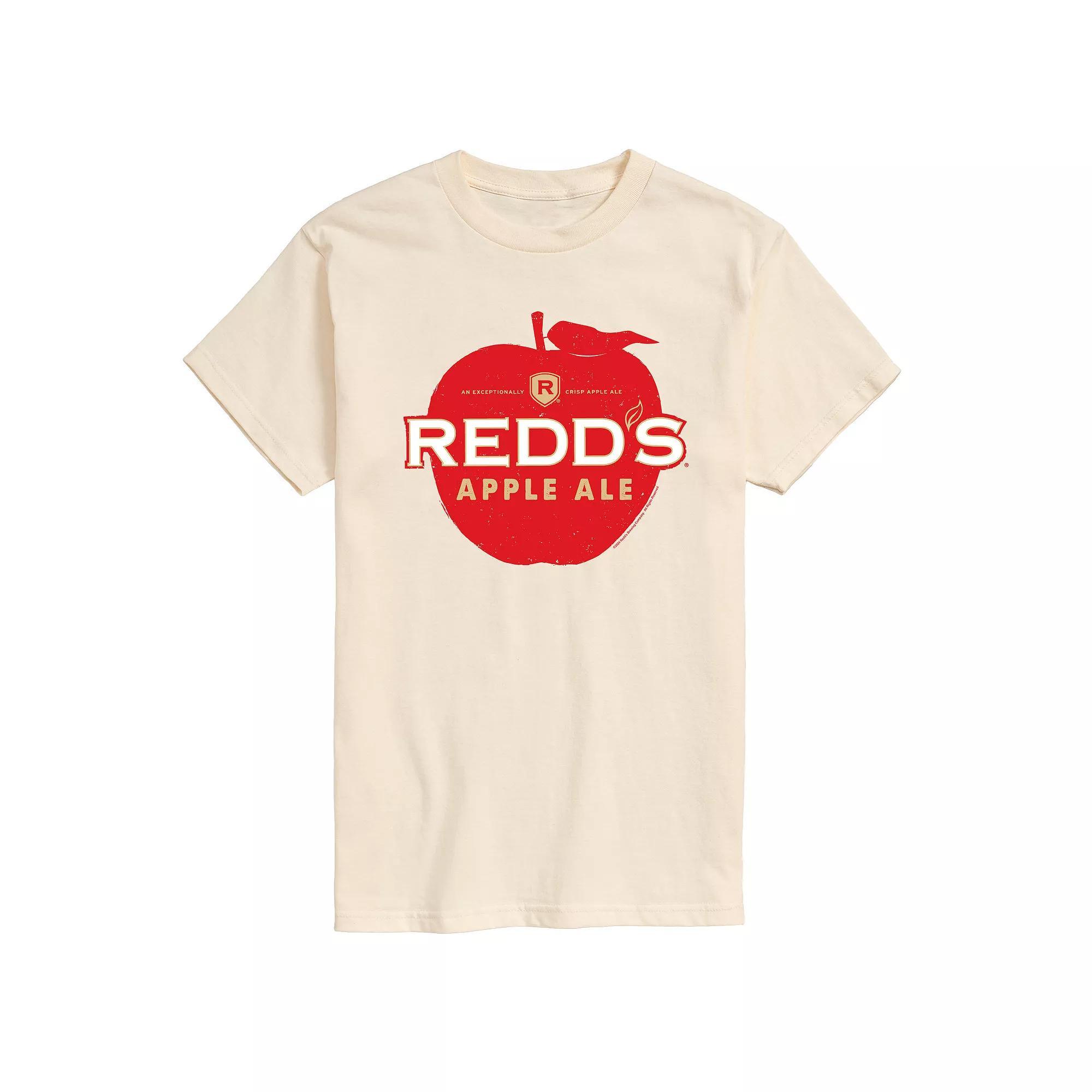 Mens Redds Apple Ale Logo Graphic Tee Grey Gray Product Image