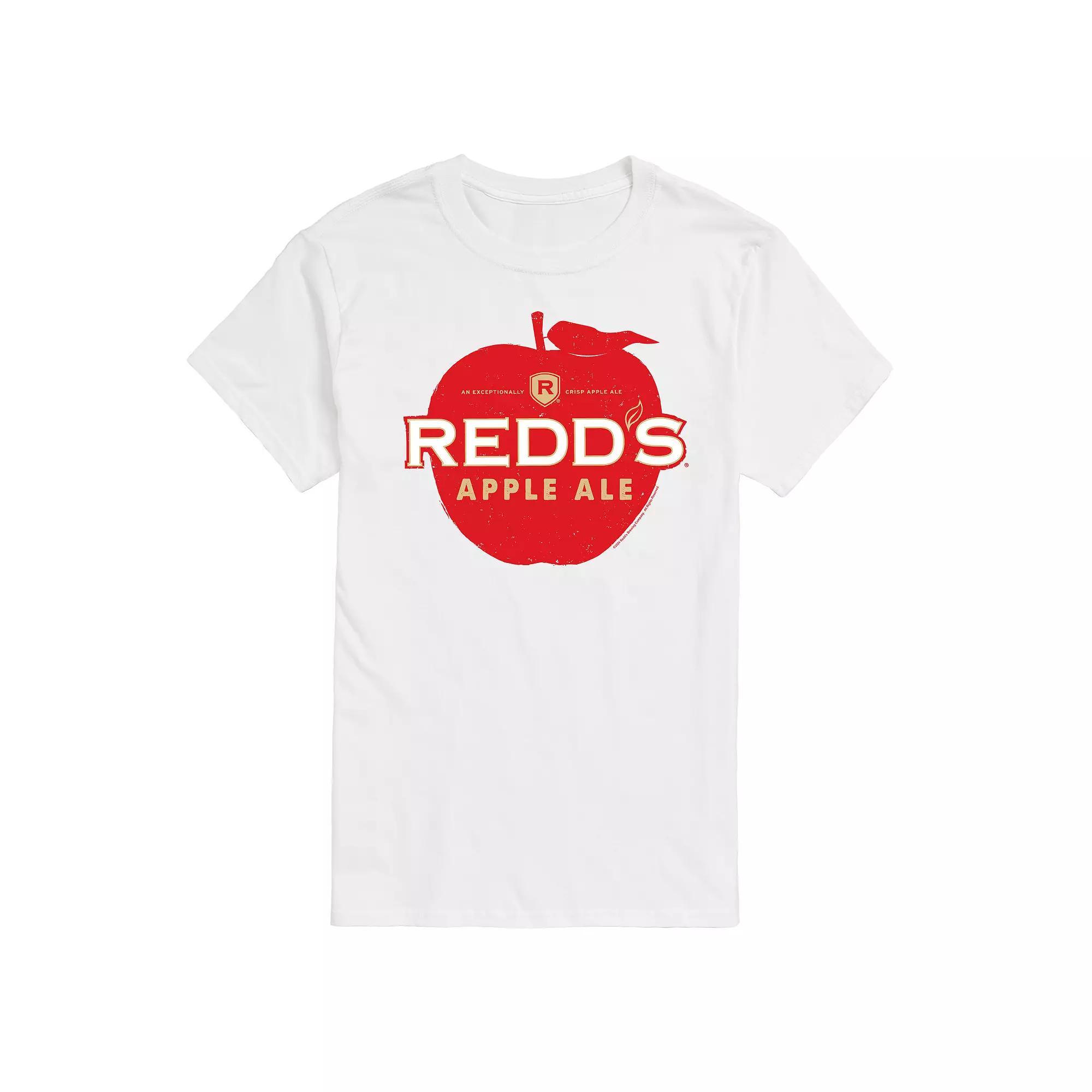 Mens Redds Apple Ale Logo Graphic Tee Grey Gray Product Image