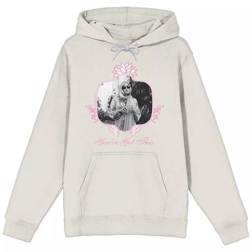 Men's White Lotus Tanya McQuoid Graphic Hoodie, Size: Small, Off White Product Image
