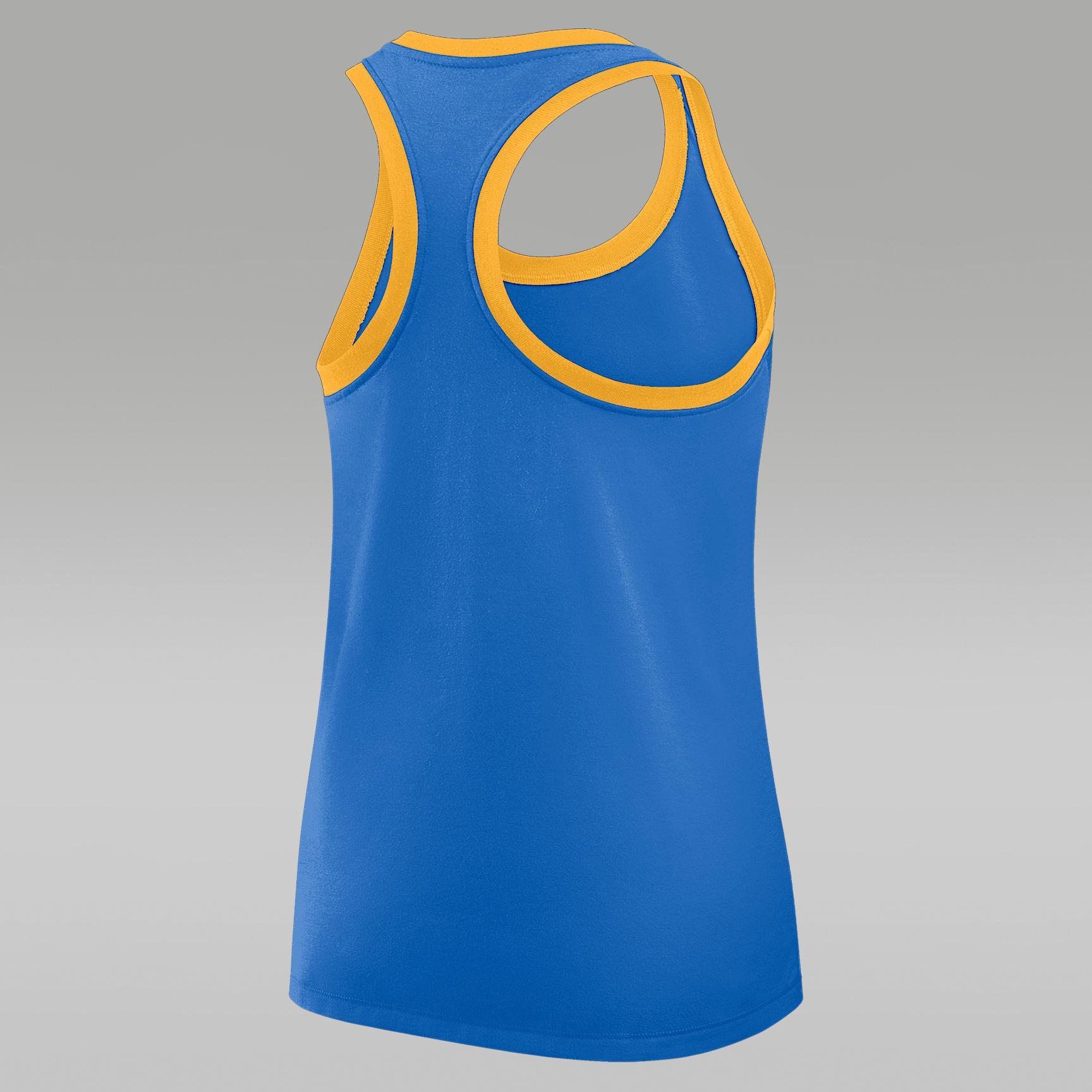 Women's UCLA Primetime Shadow Jordan Brand College Racerback Tank Top Product Image