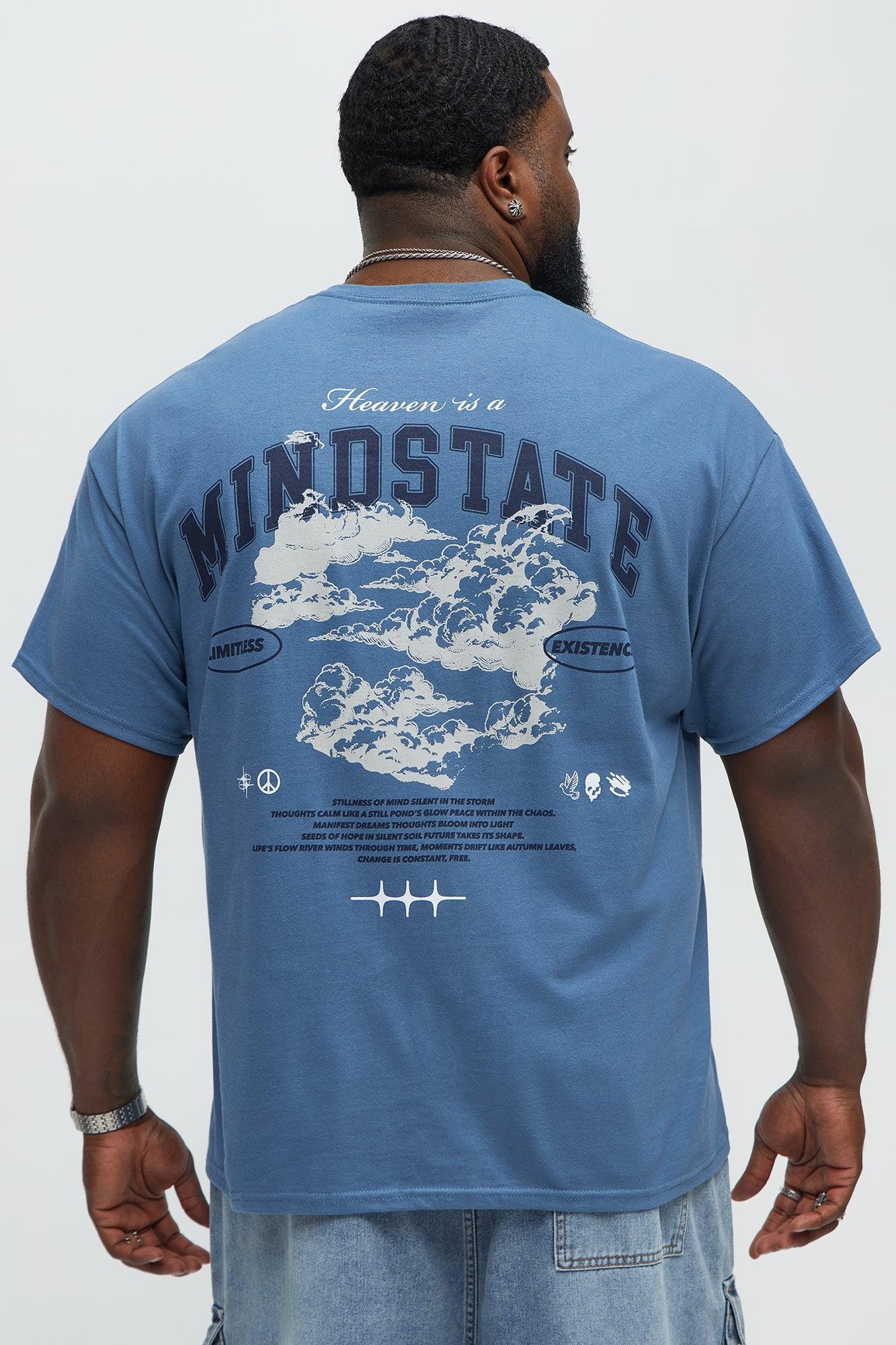 Heaven Is A Mindstate Short Sleeve Tee - Indigo Product Image