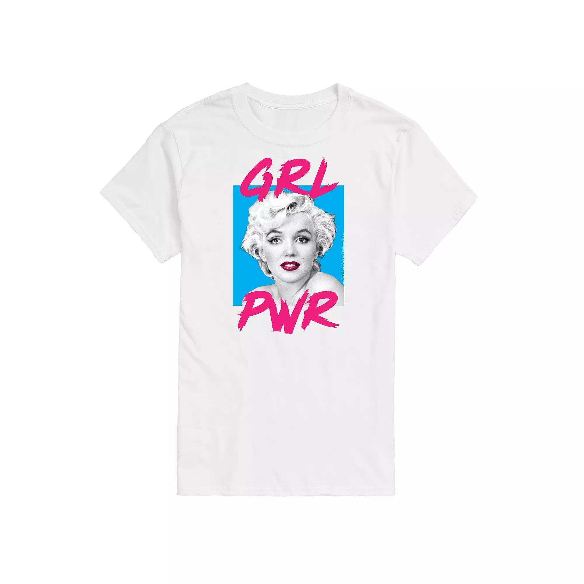 Mens Marilyn Monroe GRL PWR Tee Product Image