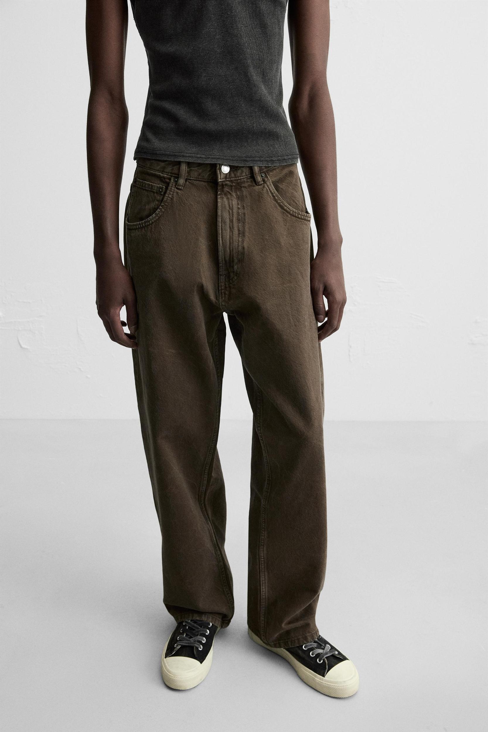 WASHED BAGGY JEANS Product Image