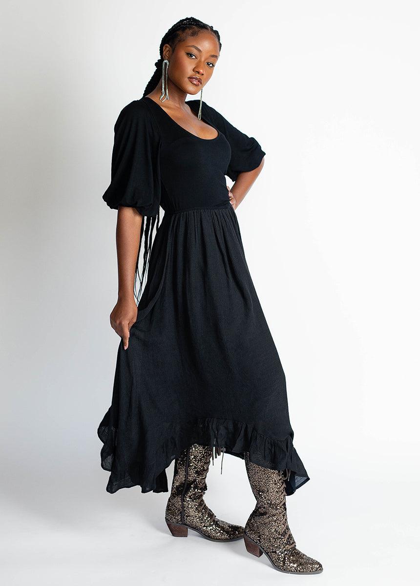 Kamina Dress in Black Female Product Image