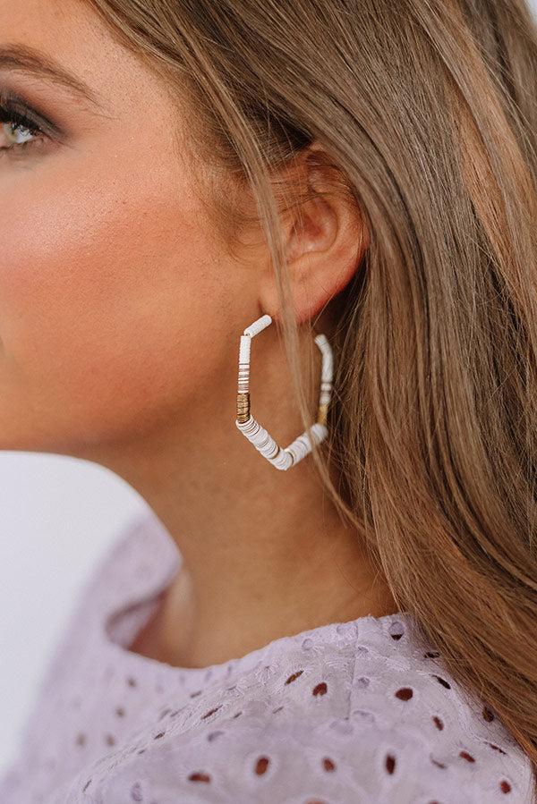 Love Island Earrings In Ivory Product Image