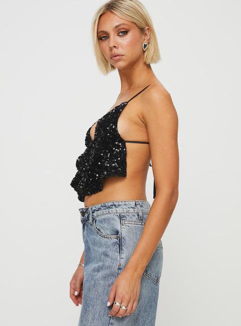 Rosaton Top Black Product Image