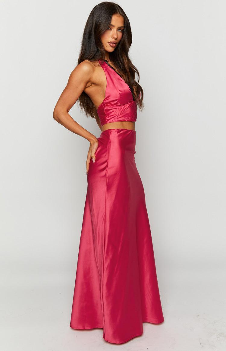 Genevieve Pink Maxi Skirt Product Image
