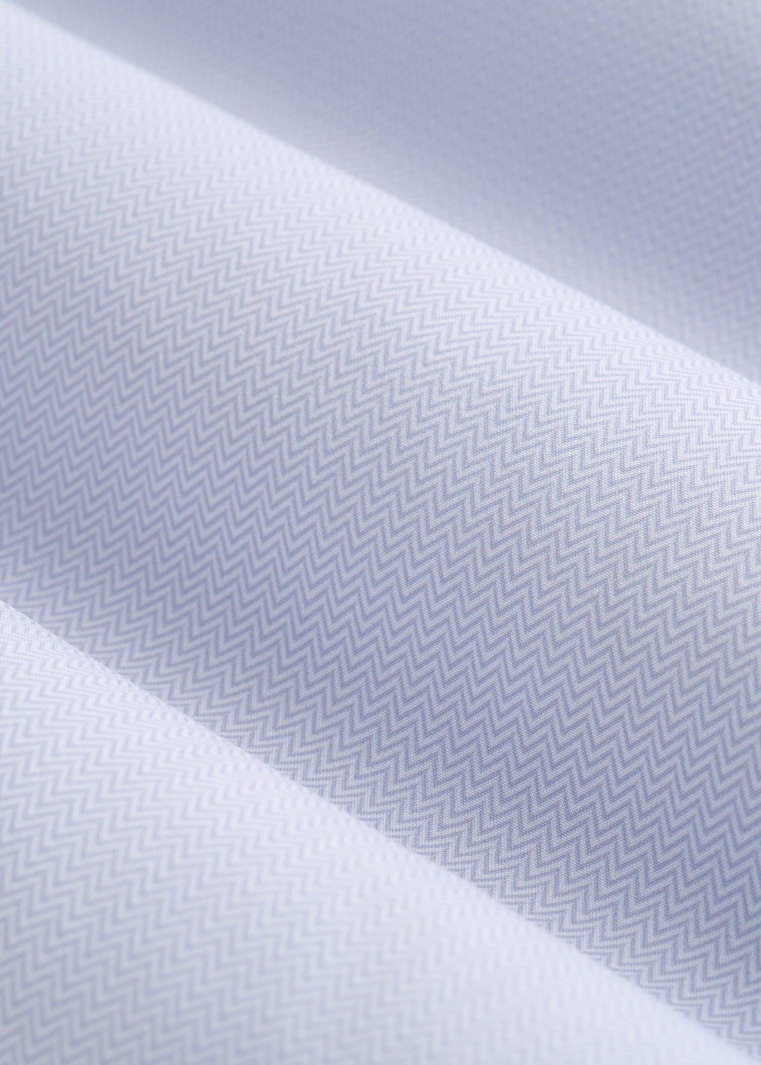Short Sleeve Traveler Stretch Button Shirt for Tall Men in Light Grey Chevron Product Image