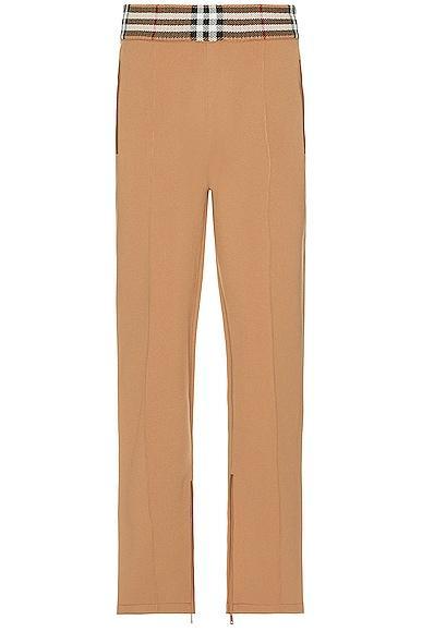 Burberry Dellow Pants in Brown Product Image