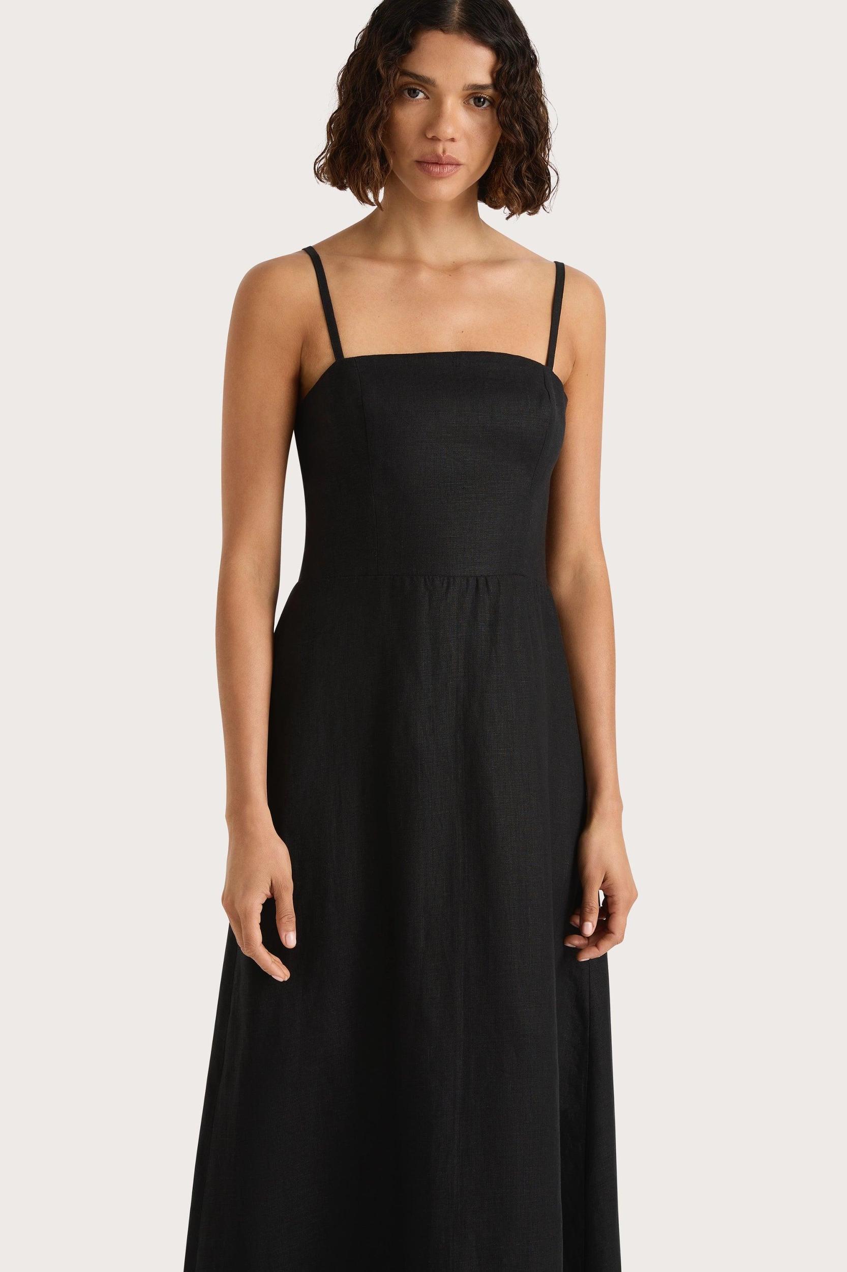 Valerie Midi Dress Black Product Image