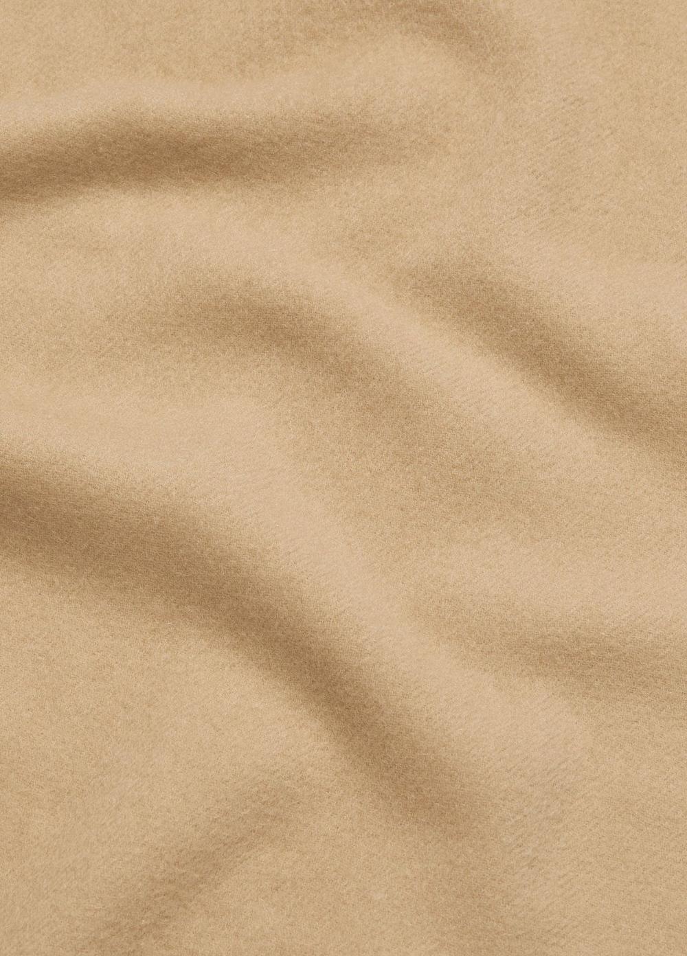 Womens Double-Face Cashmere Scarf, Grey Vince Product Image