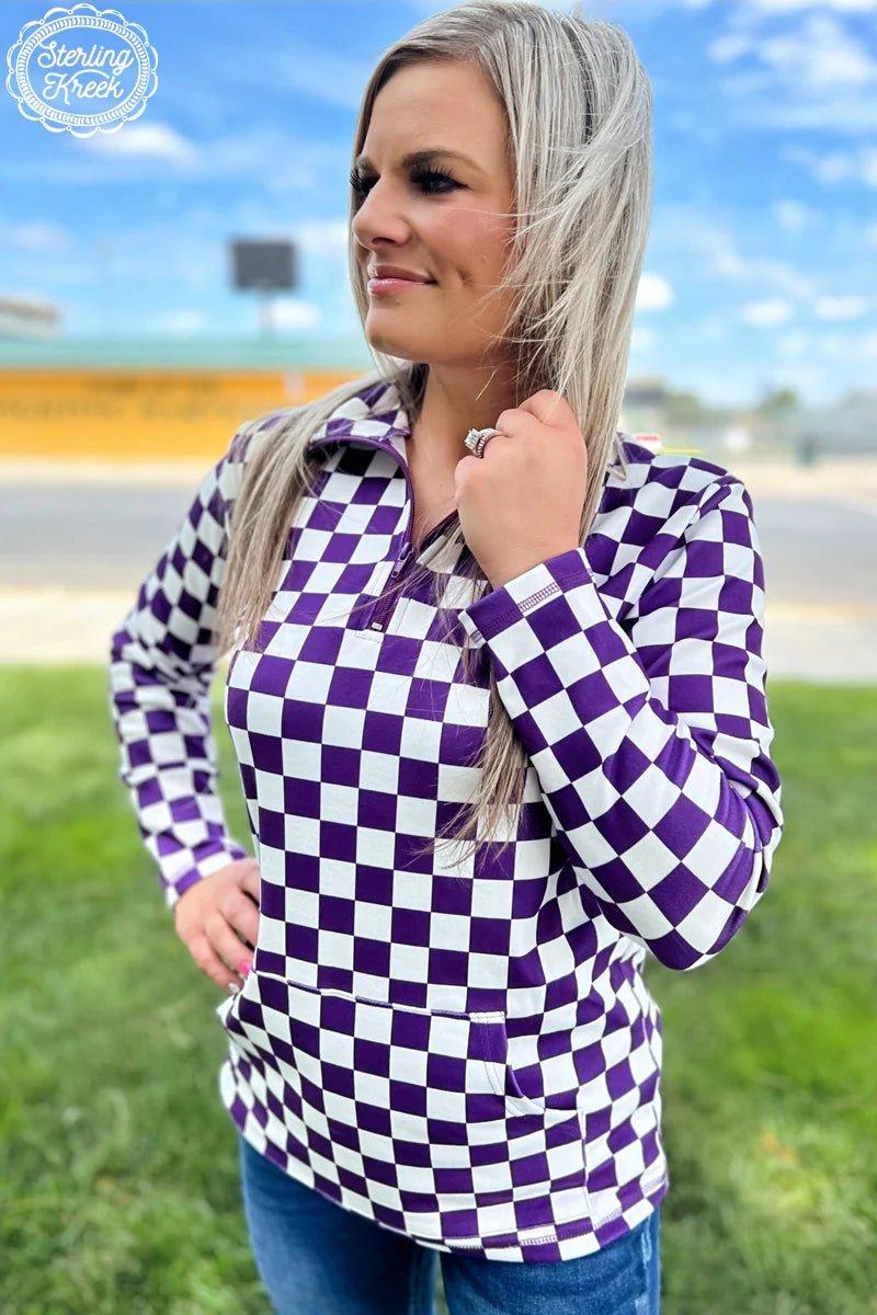 Sterling Kreek Purple Pep Rally Pullover Product Image
