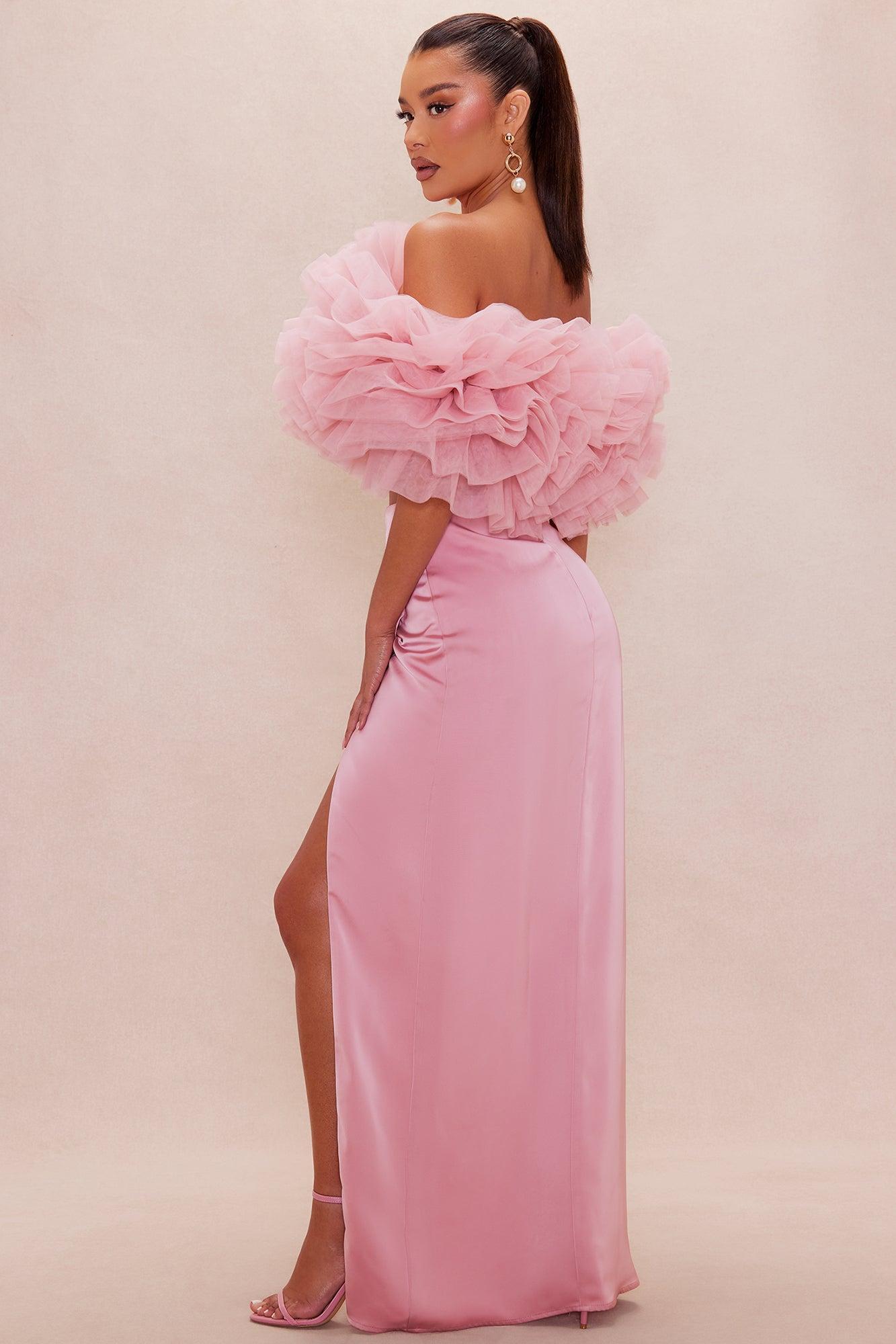 Olivia Corset Skirt Set - Rose Product Image