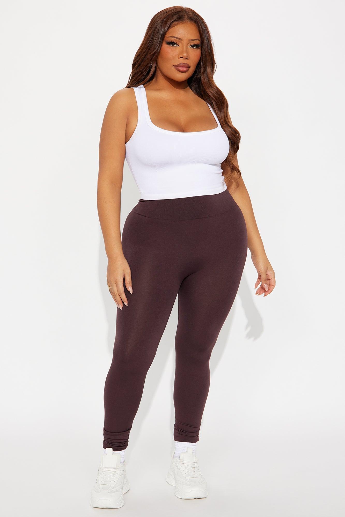 Smooth Operator High Rise Legging - Chocolate Product Image