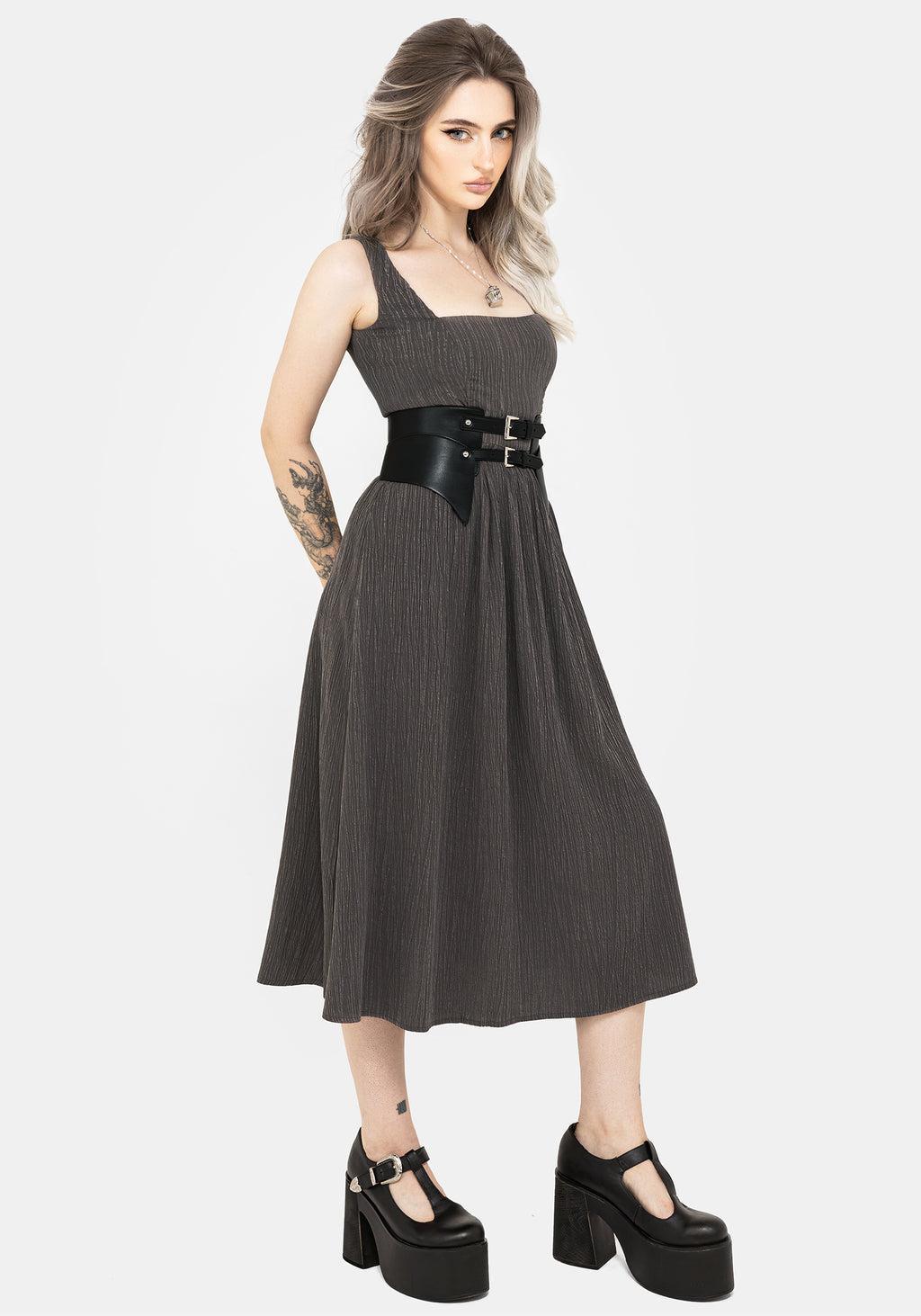 Darkside Corset Midi Dress Product Image