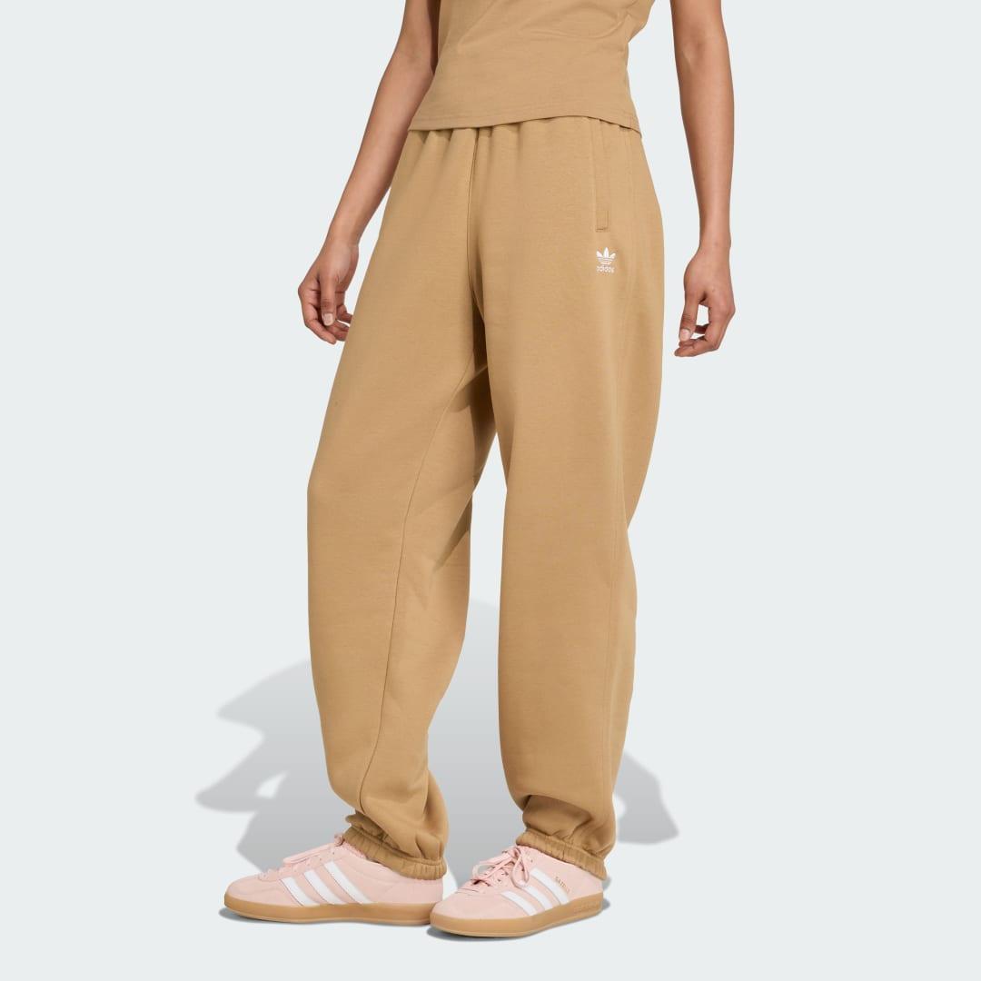 adidas Essentials Fleece Loose Joggers Semi Pink Glow S Womens Product Image