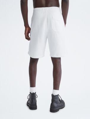 Calvin Klein Men's Archive Logo Fleece Shorts - White - XXL Product Image